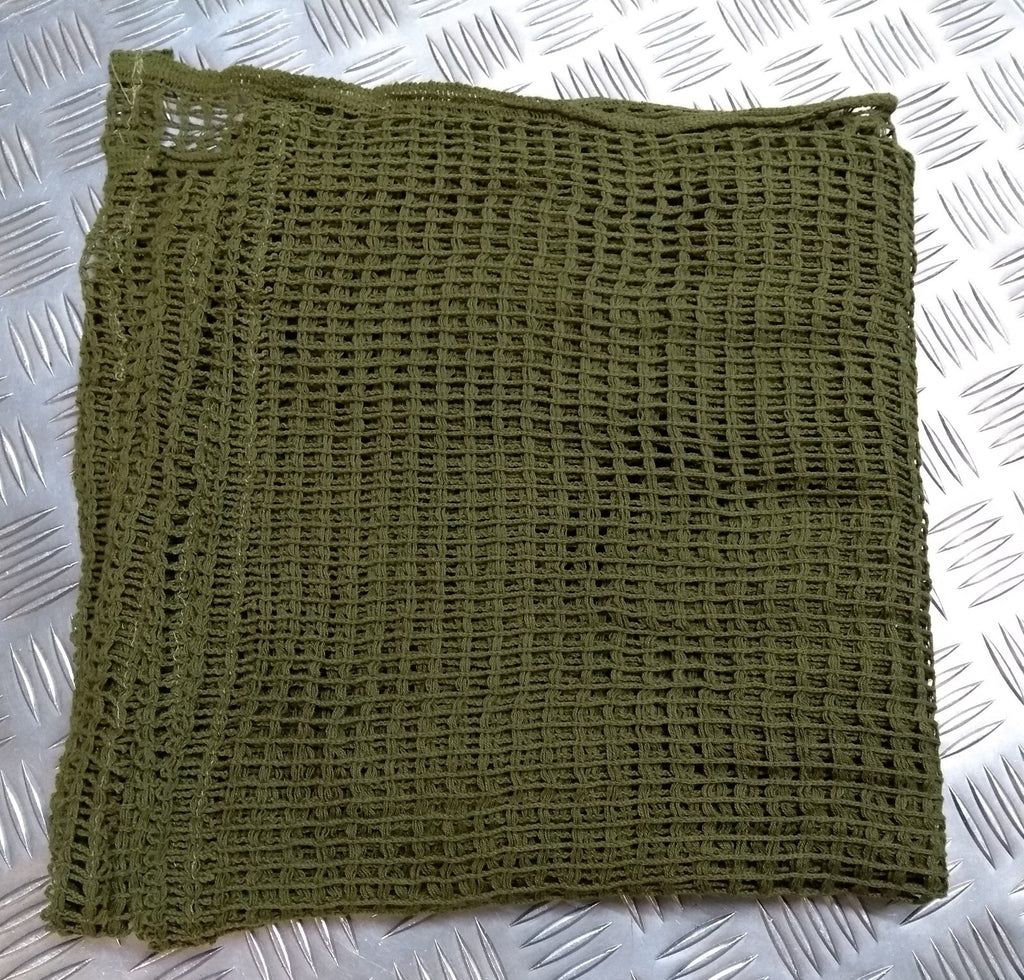 British Army Green Olive Snipers Nest Headnet Scrim Face Veil Netting XL NEW