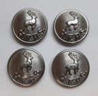 Hertfordshire Buttons Ring Back H F R S Obsolete Stag / Hart Insignia 38L 3 Pr