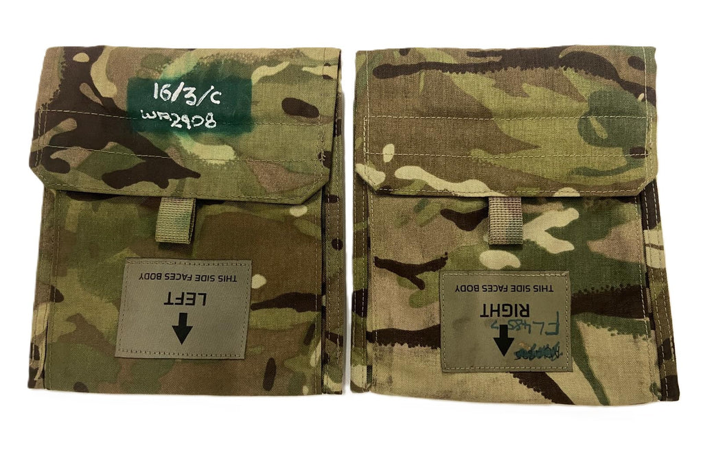MTP Virtus Webbing System MOLLE Lower Side Protection Pouches Left and Right GD1