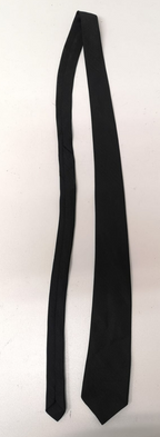Black Polyester Tie Genuine British