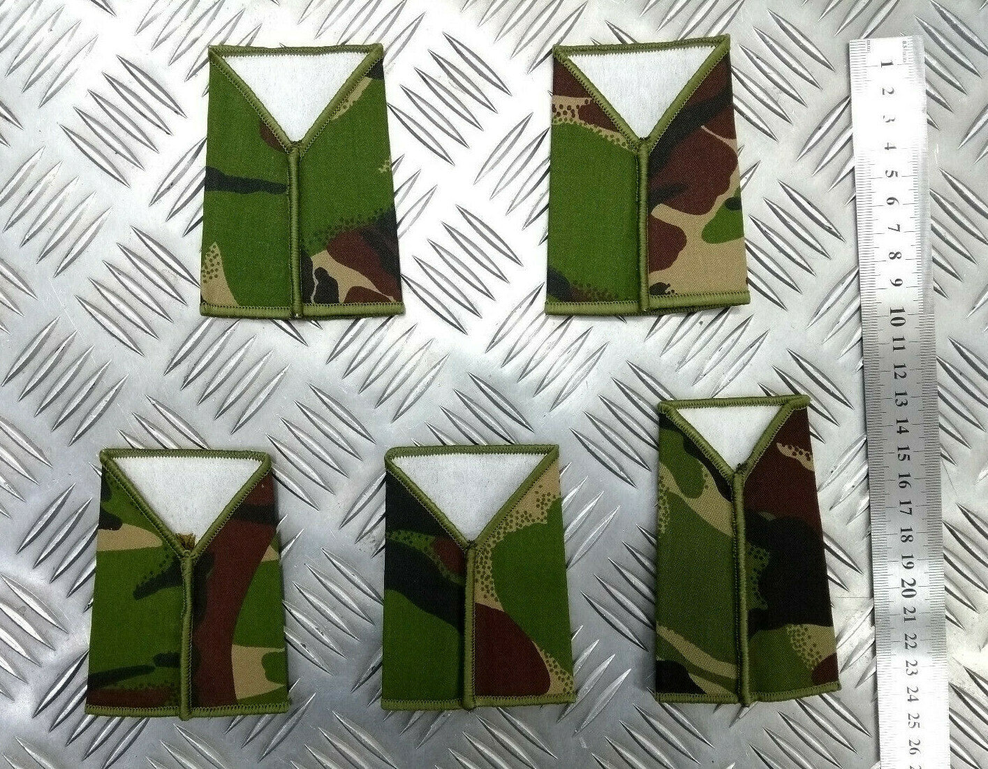 British Woodland DPM Camo SPS Rank Slides Assorted Ranks