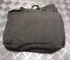Vintage Canvas Bag Shoulder or Mini Backpack Straps Grey/Green