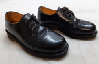 Dr. Martens Shoes Black Airwair Soles DM`s Industrial Full Grain Leather UK 6