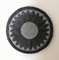 Kansas United States Patch Black Grey - NEW