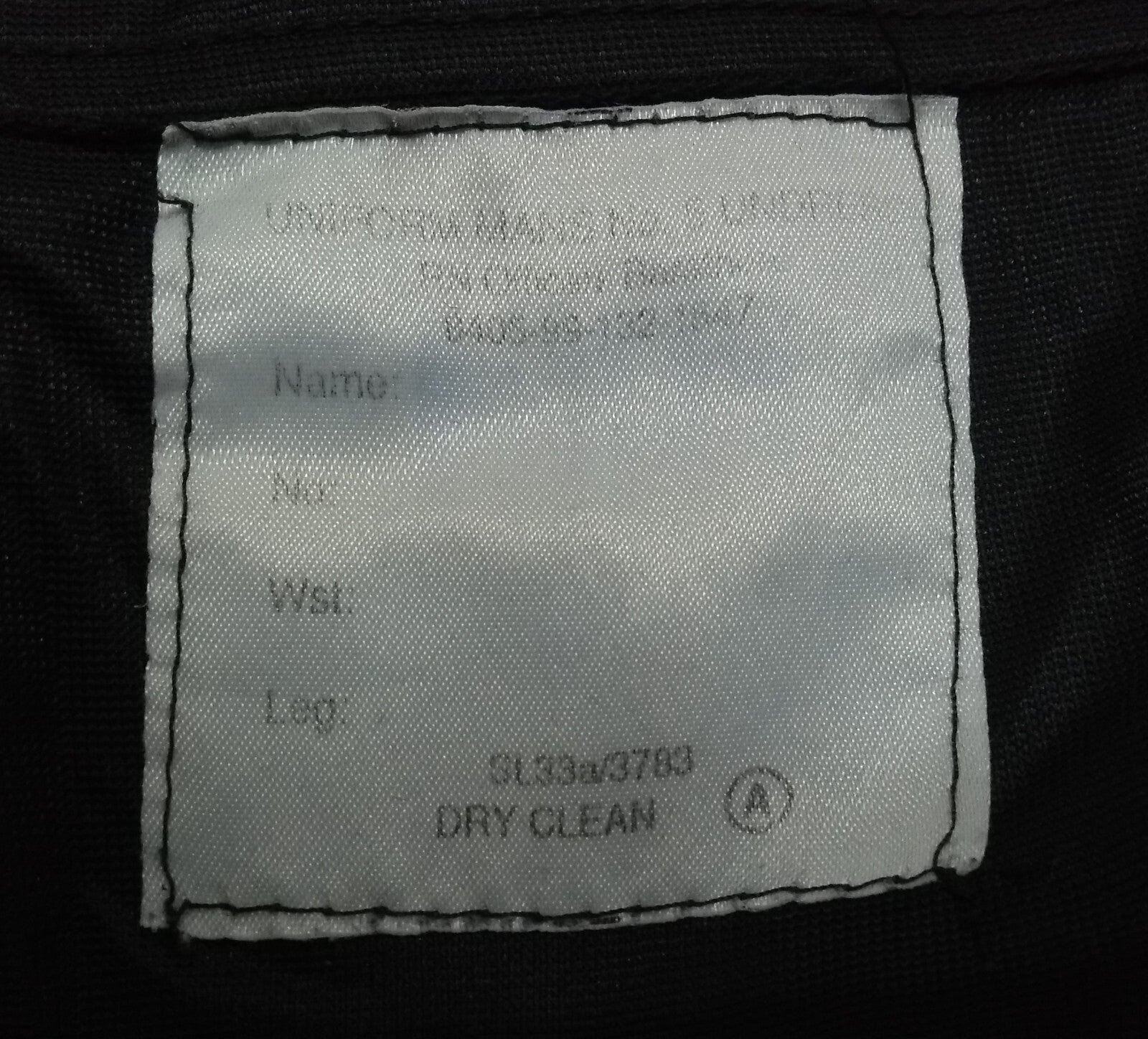 No5 Naval Trousers British Navy Officers Undress Barathea Uniform RN W 33"