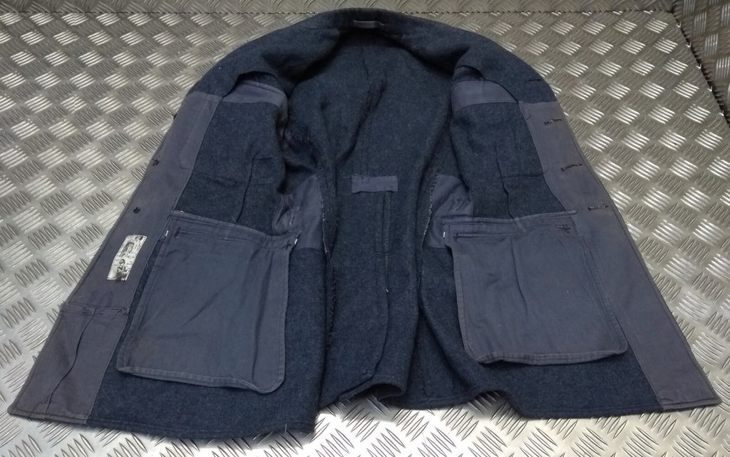 Vintage Jacket No1 Dress A/F Blue Grey Serge Wool WW2 Pattern