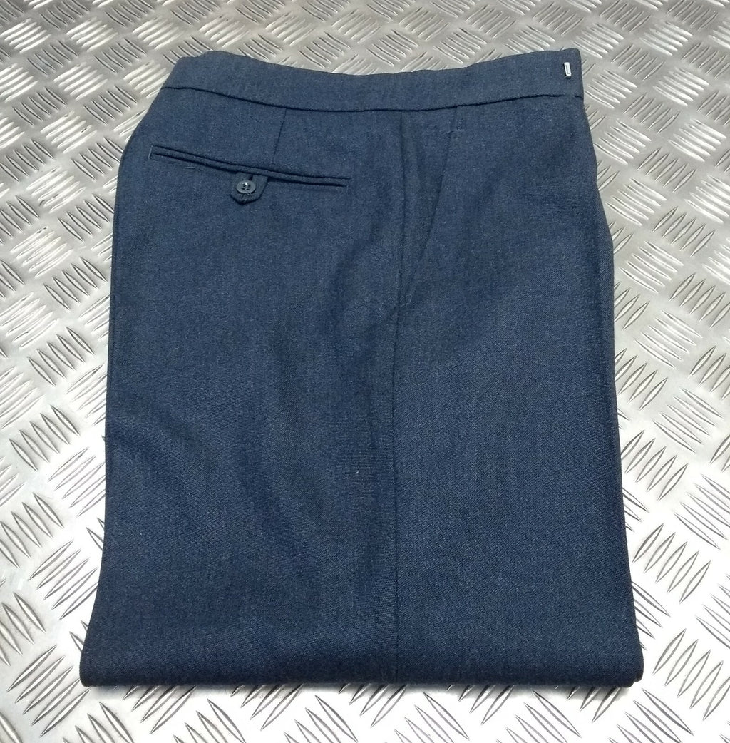 Trousers No1 RAF Royal Air Force Blue Grey Older Type Waist 76cm NEW