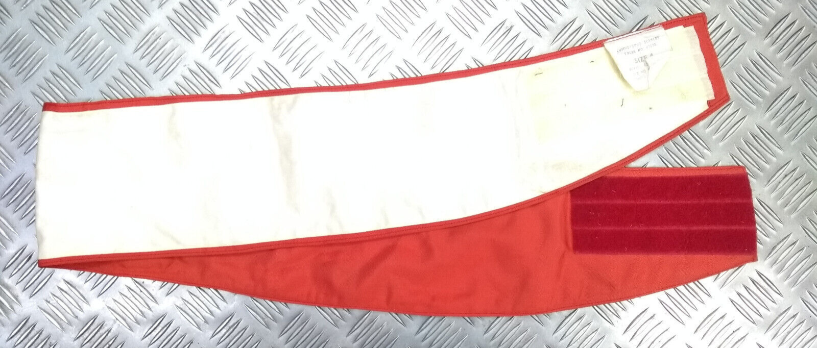 Cummerbund Issue Officers Mess Dress Waist Red Scarlet Waist 42-46"