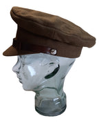 No2 Dress Hat Officer Vintage British Army Signals (KC) Insignia Size 55cm
