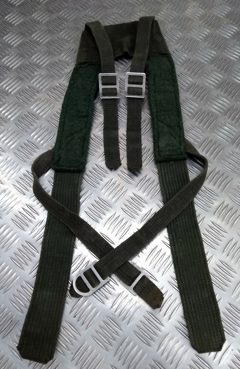 Vintage Green Web Yoke / Suspender / Brace Harness HDRG1