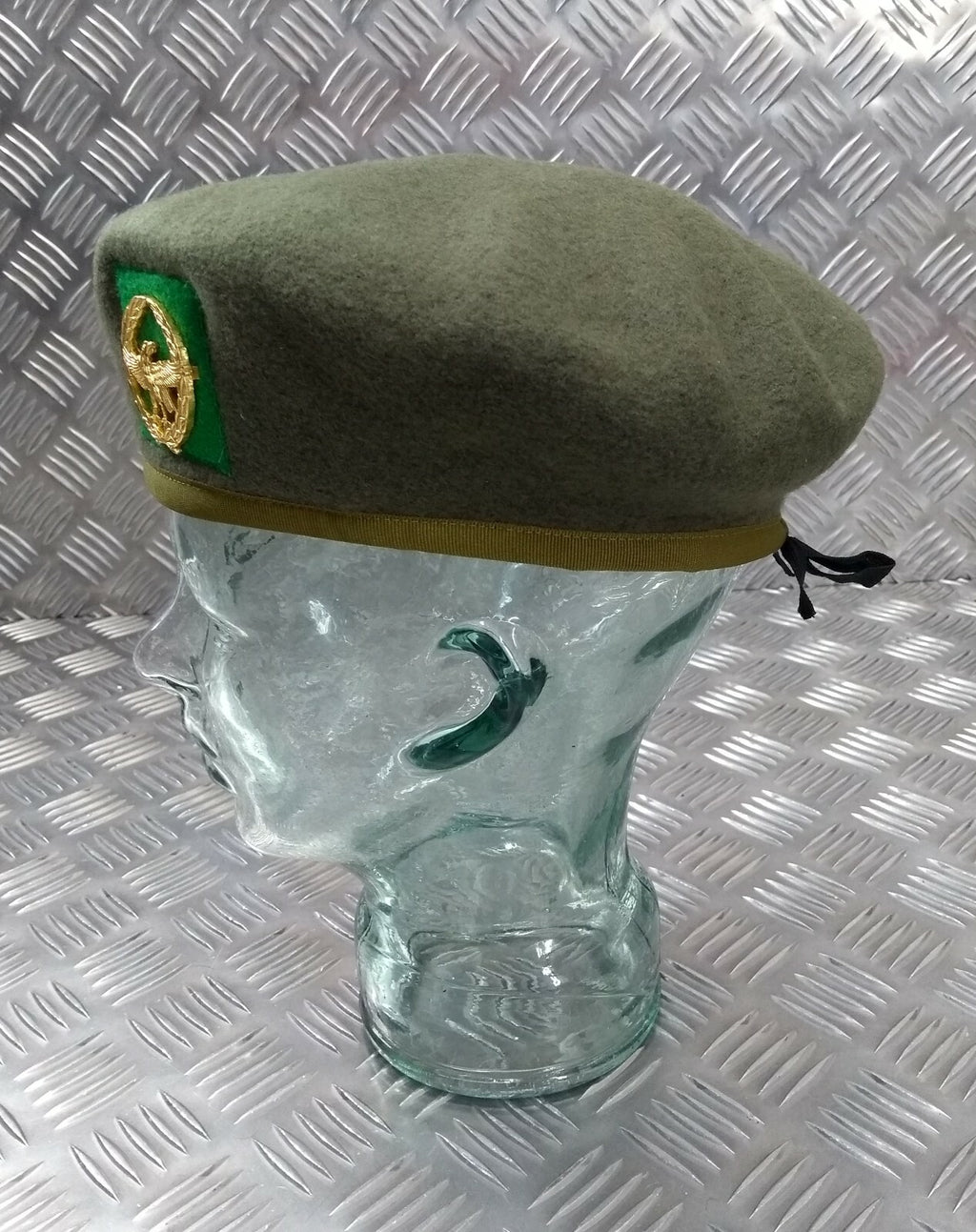 Wool Beret H&S With Eagle Badge Size 58cm NEW