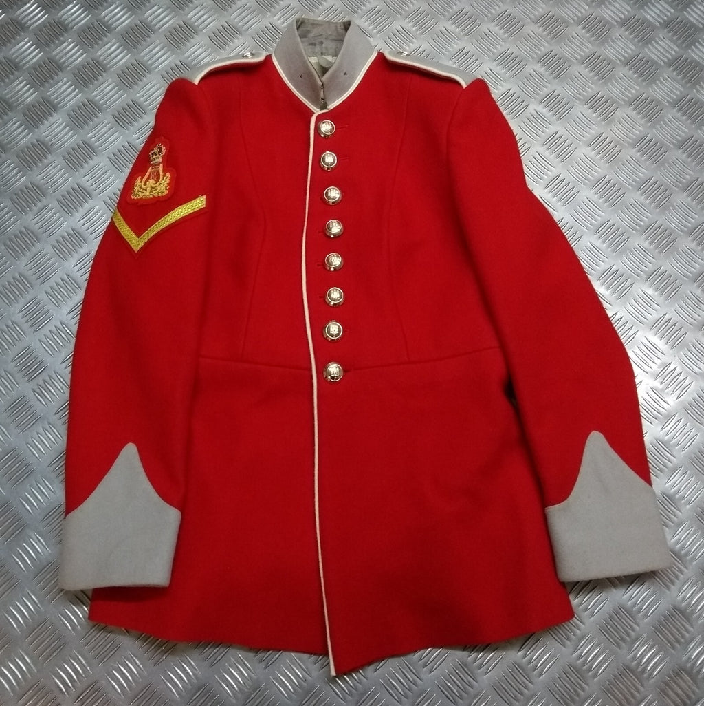 British Army Red Tunic Royal Gibraltar Female Ceremonial Style Bands Jacket
