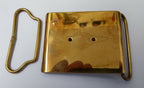 Genuine Issued Brass Plate Parade 2¼" Belt Buckle 2 Piece MBX1