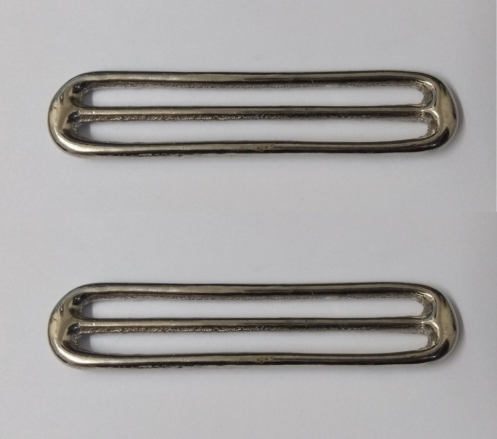 Nickel Stable & Parade Belt Slider Adjusters X2 STD94