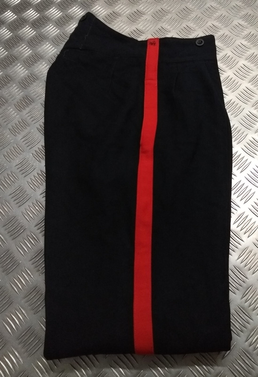 Vintage No1 Trousers 1955 British Army Dress Old Pattern 1" Red Stripes Uniform