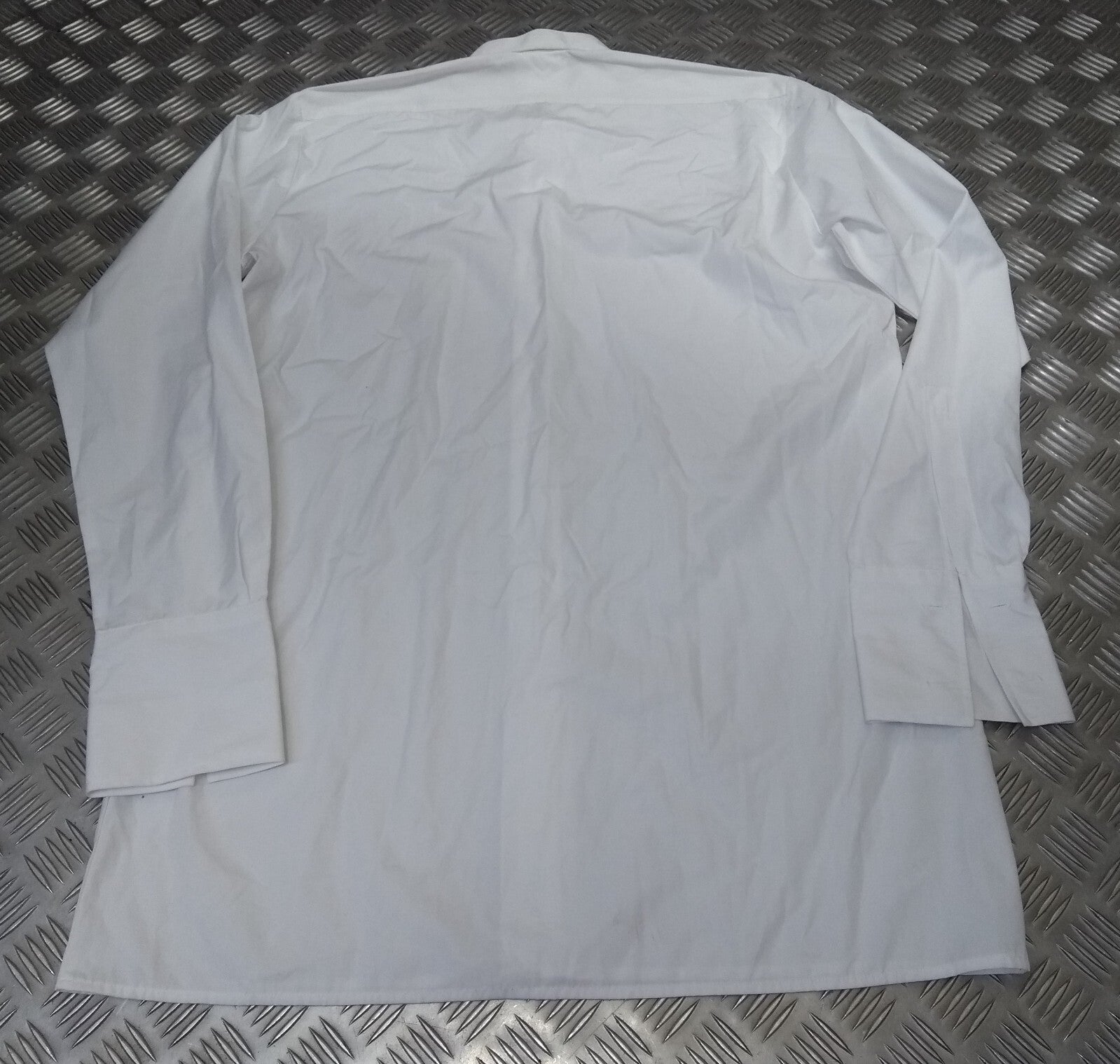 Collarless Shirt Army White Womans Long Sleeve Officers & Mess Dress NEW