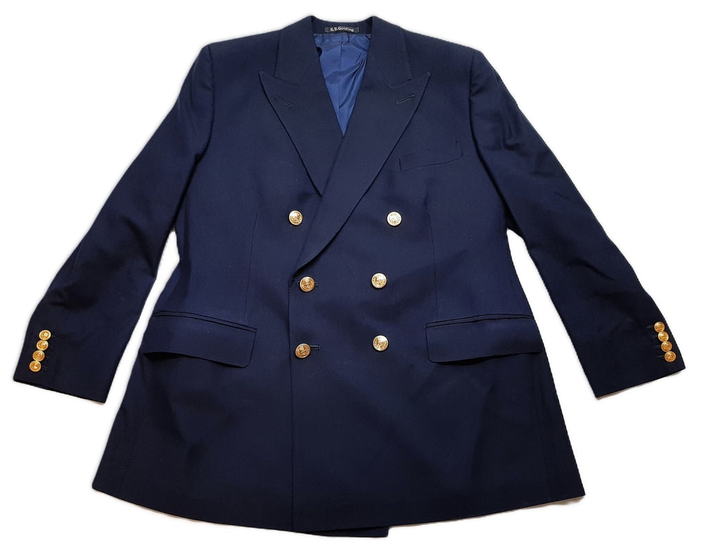 RN Blazer OFCs Double Breasted With Naval Flag Buttons 43" Regular