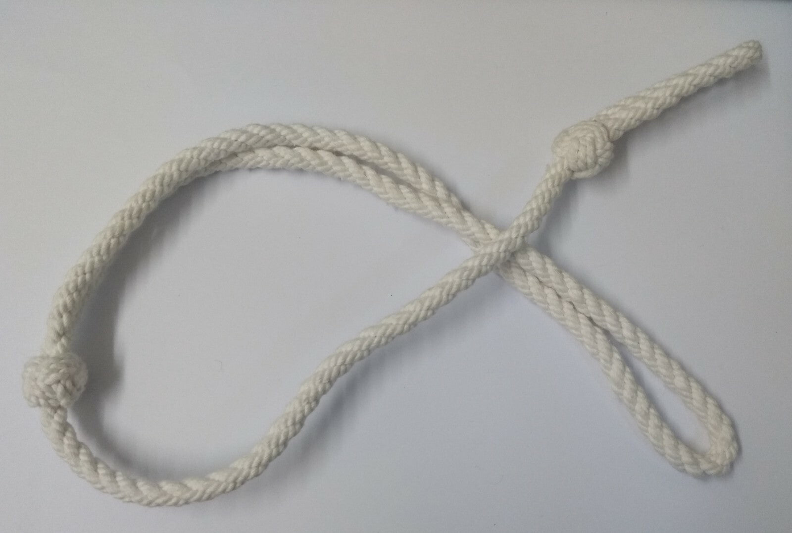 Scouts & Sea Cadet 24" White Cord Double Fixed Knot Whistle Lanyards X2 WL01