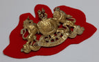 HCav Coat of Arms Badge Large General Service Scarlet Felt