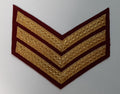 Mess Kit Chevrons 3 Gold Bar British Assorted Back Colours