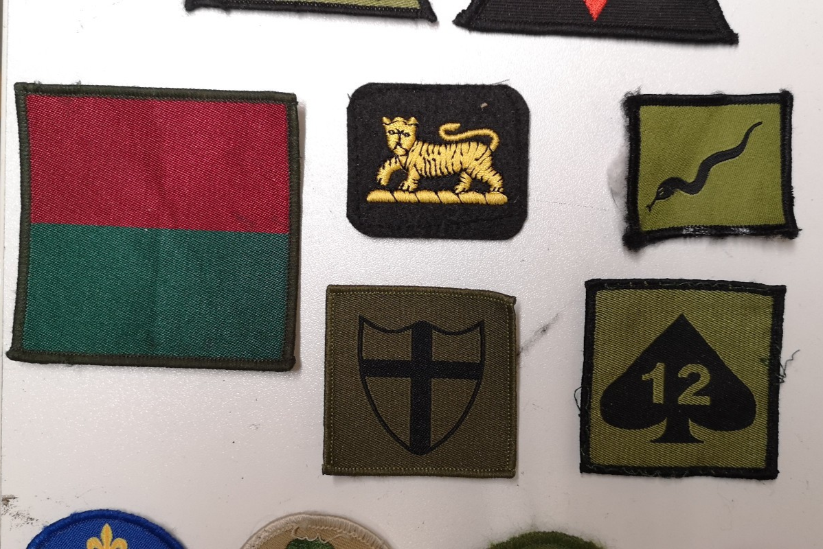 Various TRF Tactical Recognition Flashes British set of 11