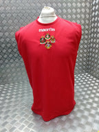 RAMC QARANC RADV RADC Macron Red Sleeveless Sport Shirt with Various Numbers