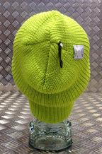 Yellow / Lime Green Knitted Beanie Hat / Watch Cap / Woolly Hat - One size - NEW