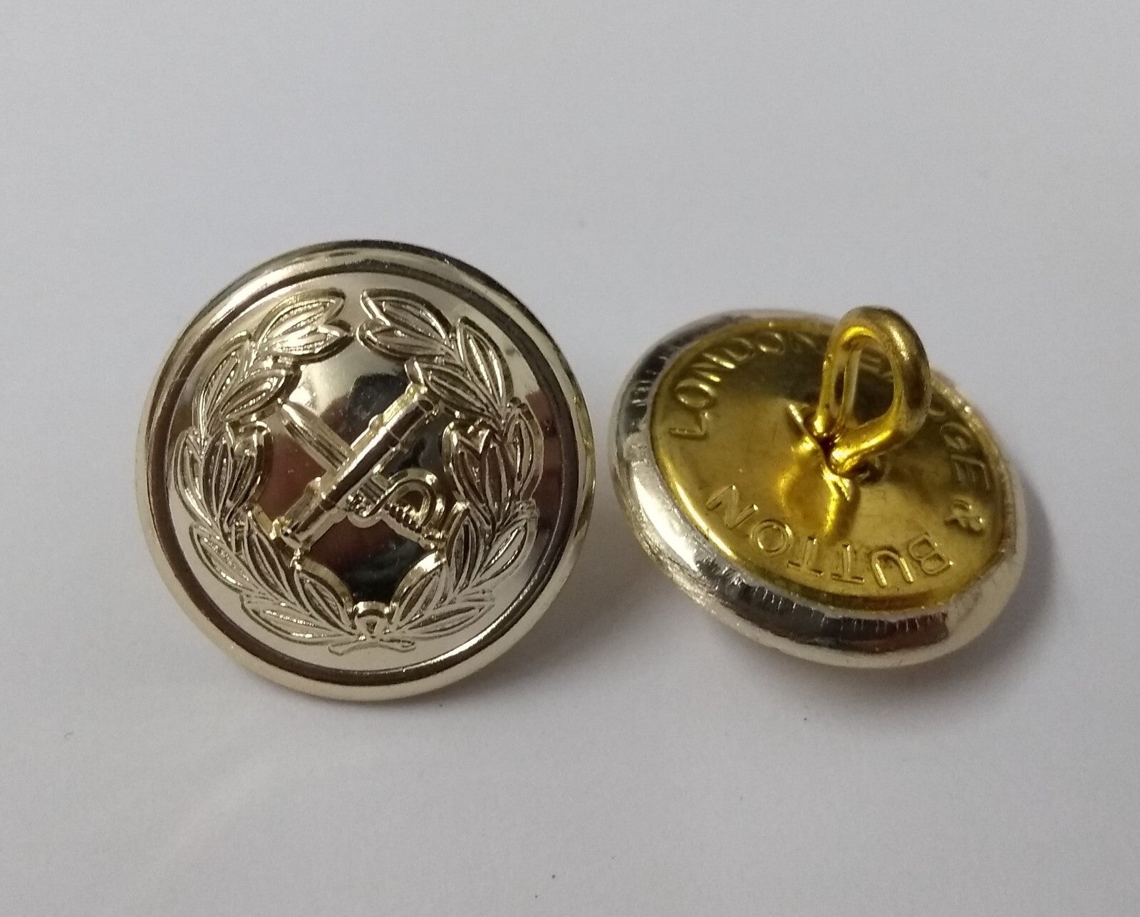 General Rank Insignia Buttons Standard Service Dress British Army No1 / No2 Issue X 4 - NEW