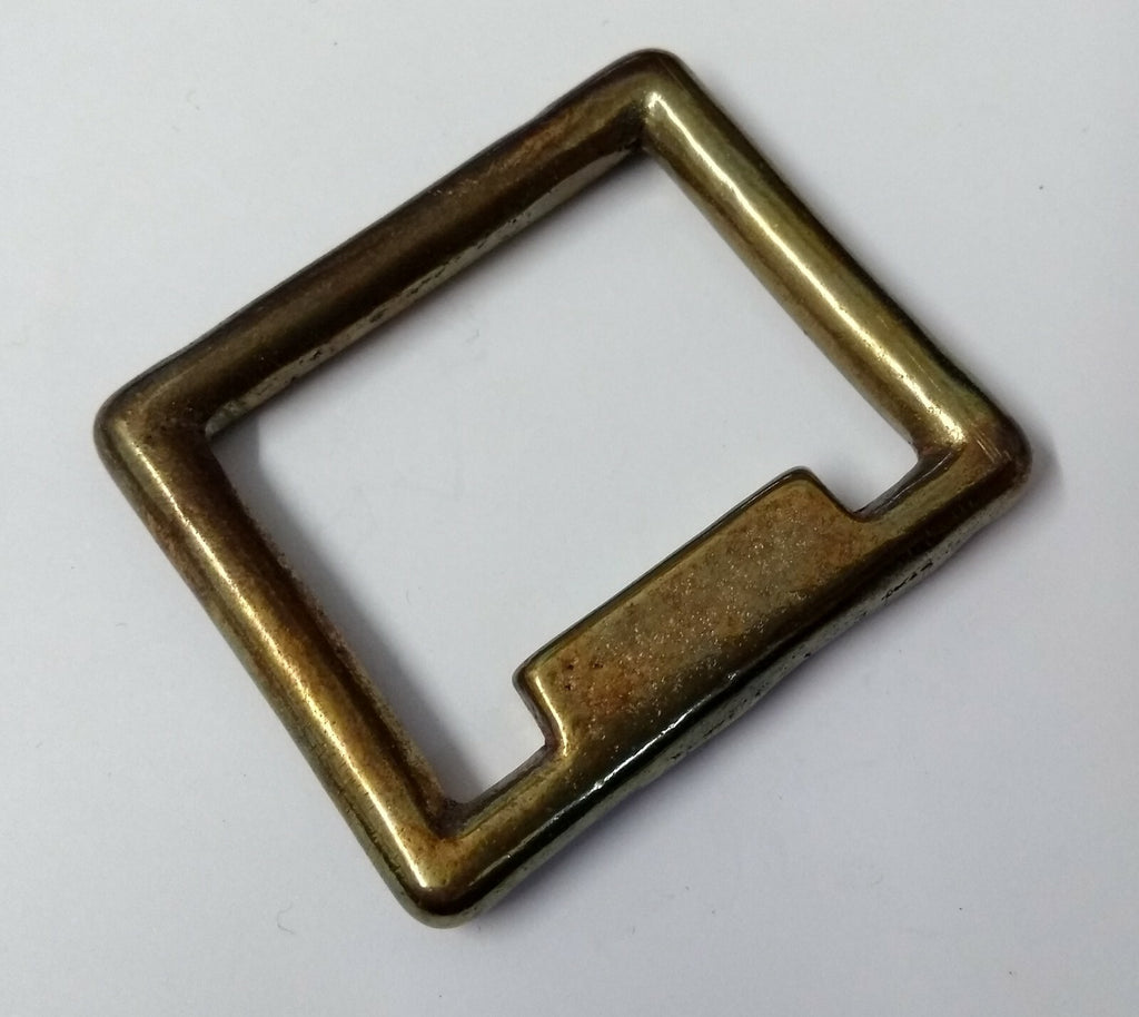 Genuine Vintage British Square Ring Stay For Leather Straps x 2 New