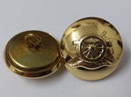 Artillery Insignia Buttons No Crown 40L 25.4mm Gold Anodised Ring Backed Cannon