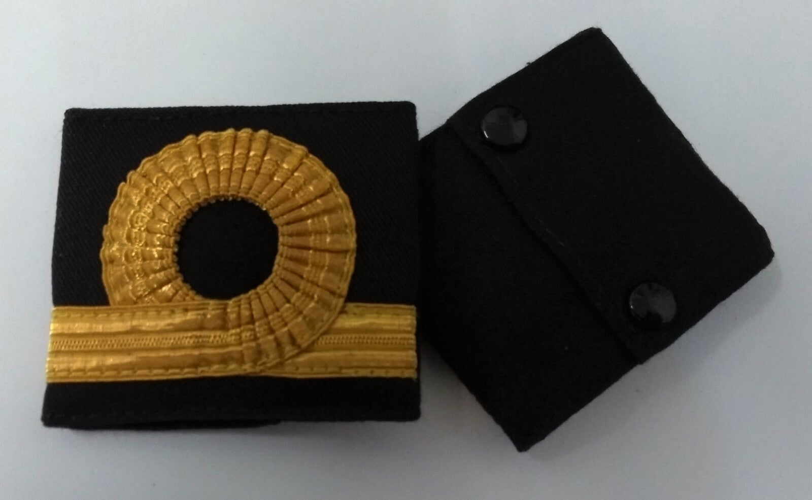 Genuine British Issue Royal Navy Sub Lieutenant Gold Lace Rank Slides RN SBLT 4