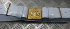 White PVC Belt Hi Sheen Nigerian Issue For Ceremonial & Parade Duties