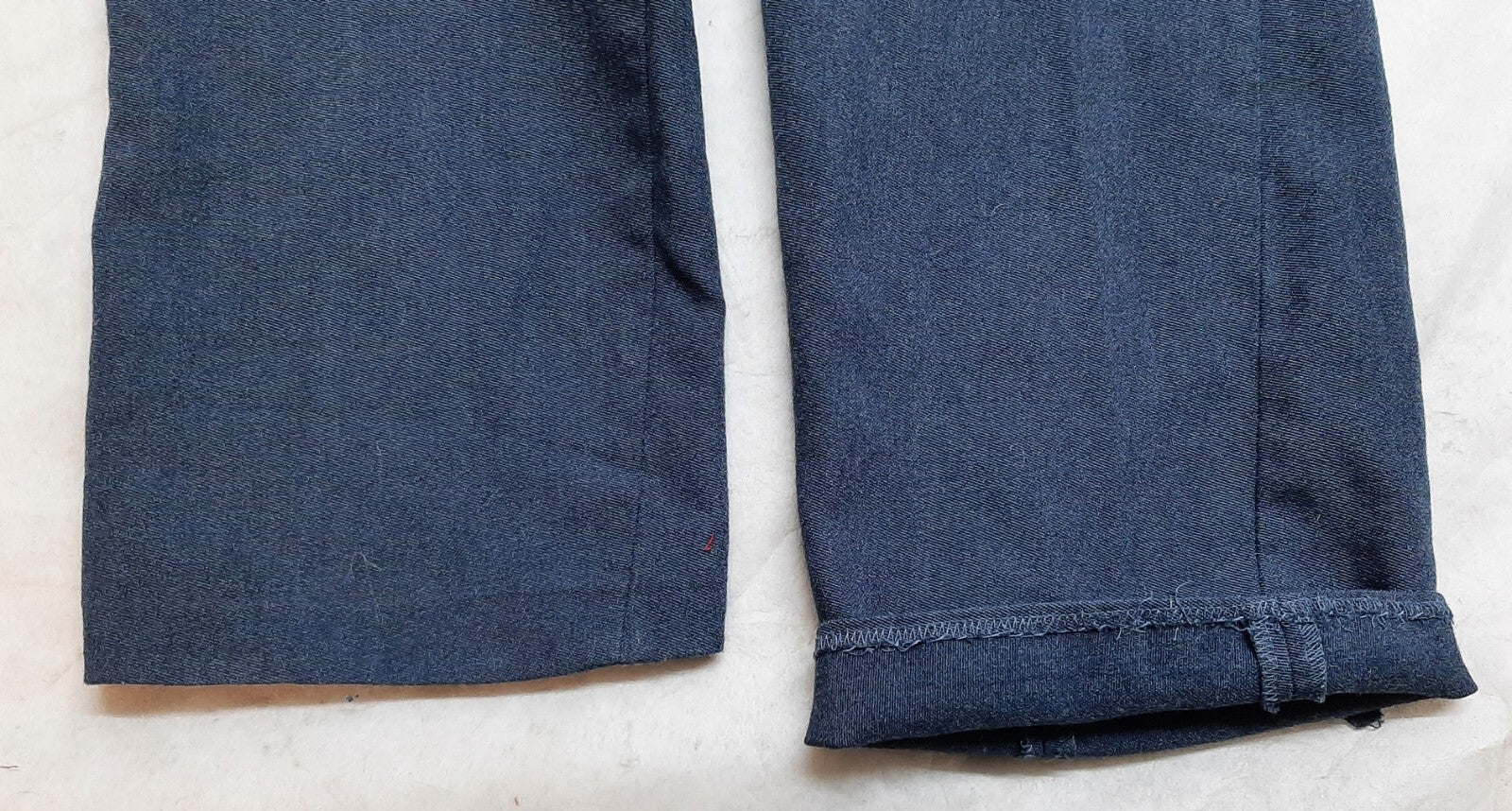 Vintage Trousers RAF Royal Air Force Dress Old Pattern Air Force Blue Grey Colour Waist 24"