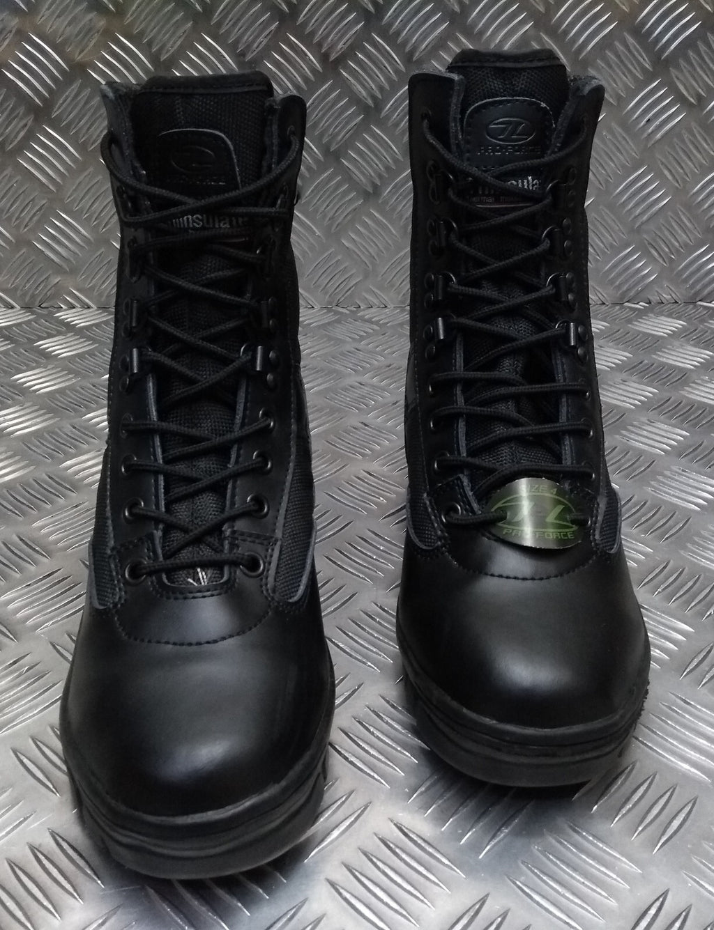 Lightweight Combat Boots With Shock Absorbing Anti Slip Soles Highlander UK4