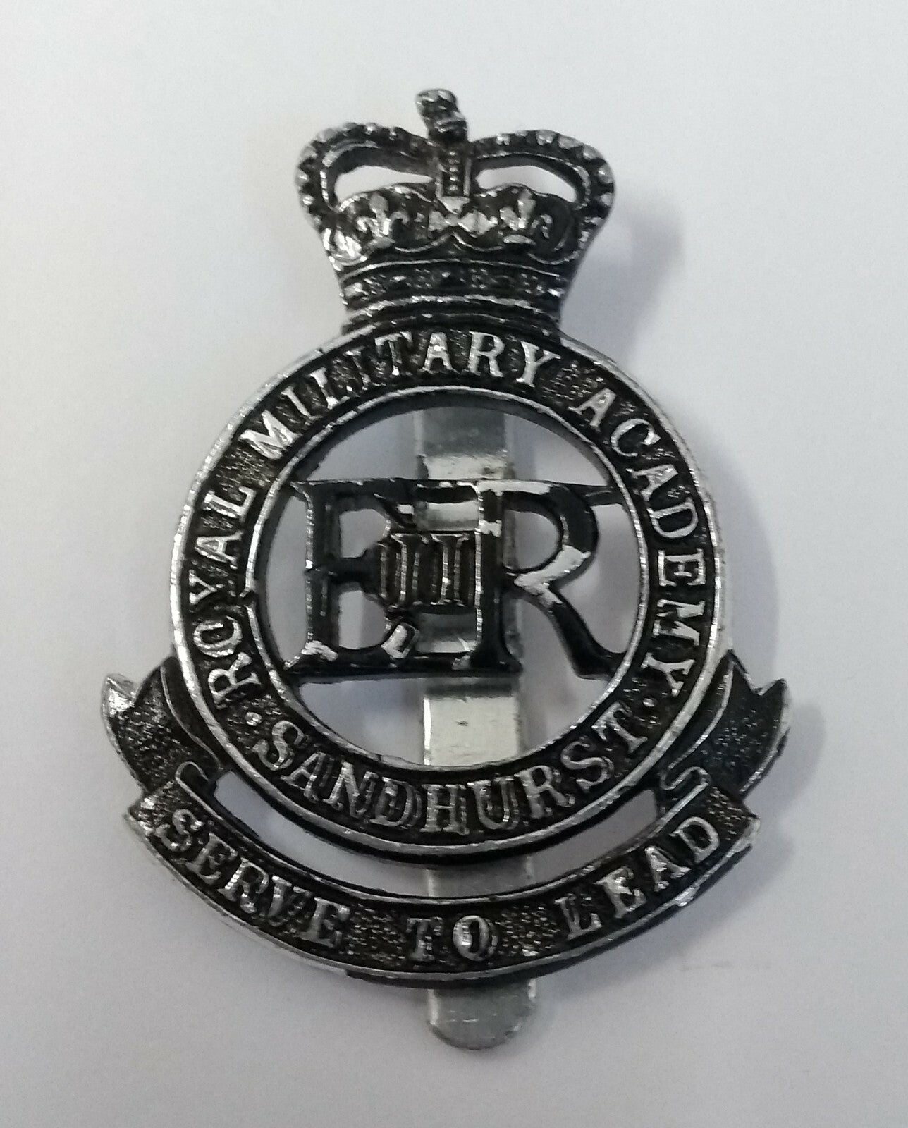 British Hat Badge RMAS BLK1