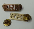 KRH Shoulder Title Badges Used Genuine British