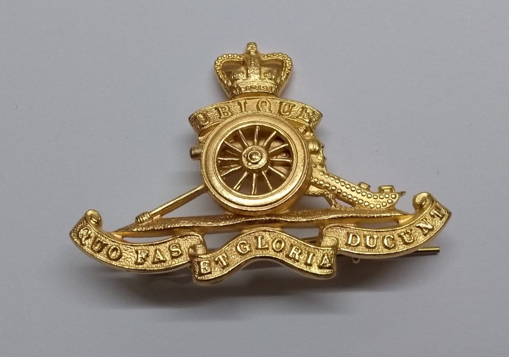 RA Hat / Cap / Beret Badge British Artillery Dress NEW