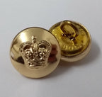 Genuine Vintage British Issue St Edwards Crown Gilt Buttons 20L ASBT152