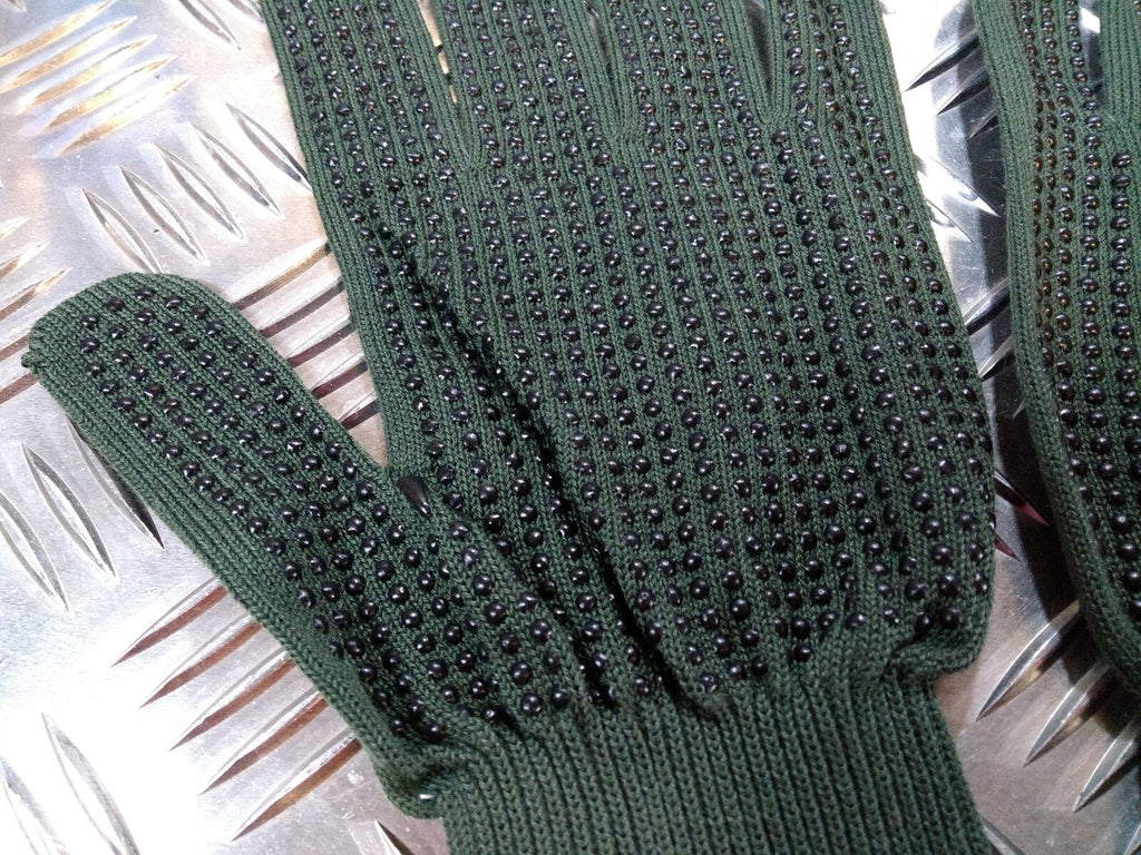 British Army Issue Olive Green Aramid Contact Combat Gloves All Sizes - NEW