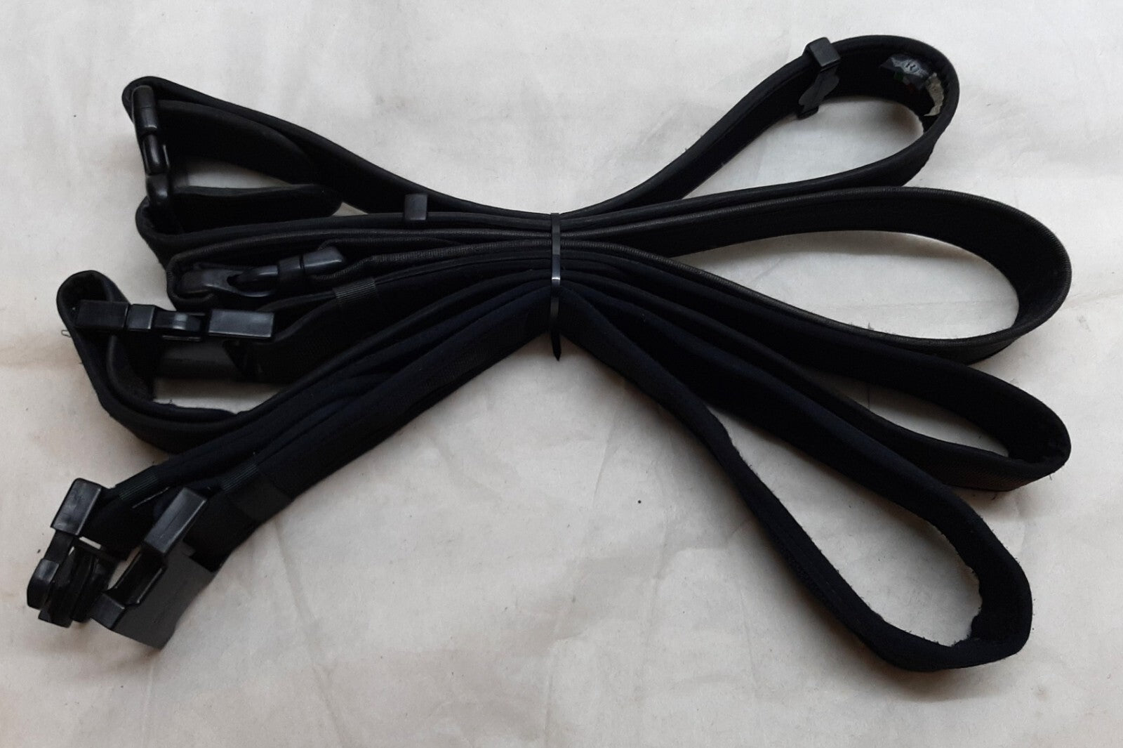 4 Service Belts British Black Duty With Quick Release Buckles Grade 2