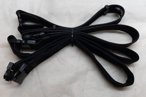 4 Service Belts British Black Duty With Quick Release Buckles Grade 2