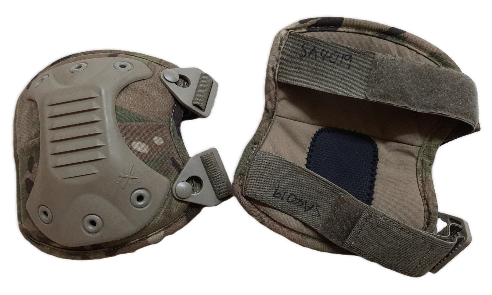 Virtus Knee Pads British Army & Royal Marines MTP Camo Proxon Airsoft Paintball