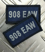 Air Force 908 EAW (Expeditionary Air Wing) RAF Royal Air Force TRF Badges 1 Pair