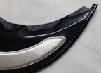 Group Manager Peak British Silver Bar Visor for Dress Hat / Cap Medium New