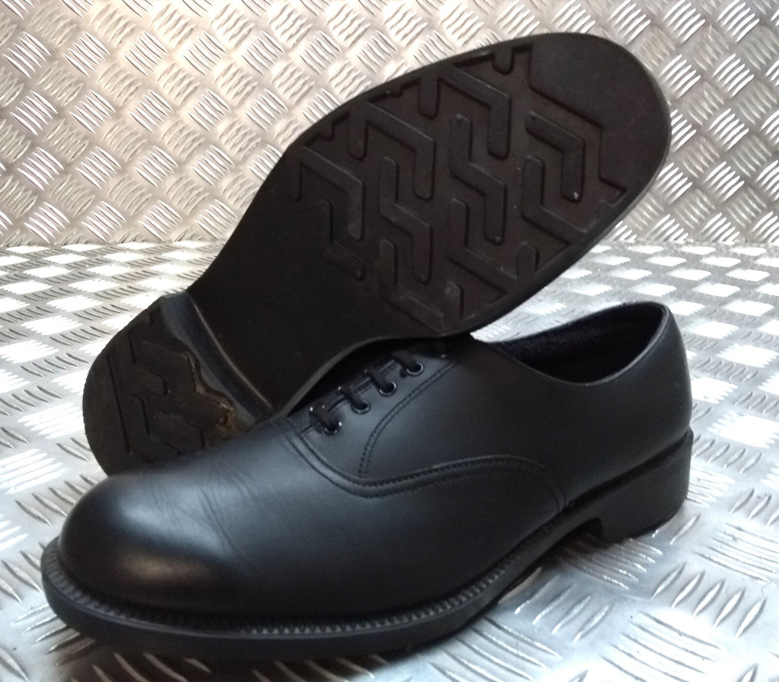 Army Service Shoes British Uniform Dress Pattern DMS Sole Soft Lined UK 7L