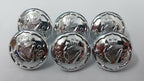 Genuine British Army The Royal Irish Rangers Silver Coloured Buttons 30L x25