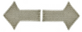 RAC Chainmail Epaulettes Royal Corps No1 Dress British NEW