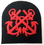 Genuine British Sea Cadets Petty Officer Embroidered Crossed Anchor Patch ASPS56
