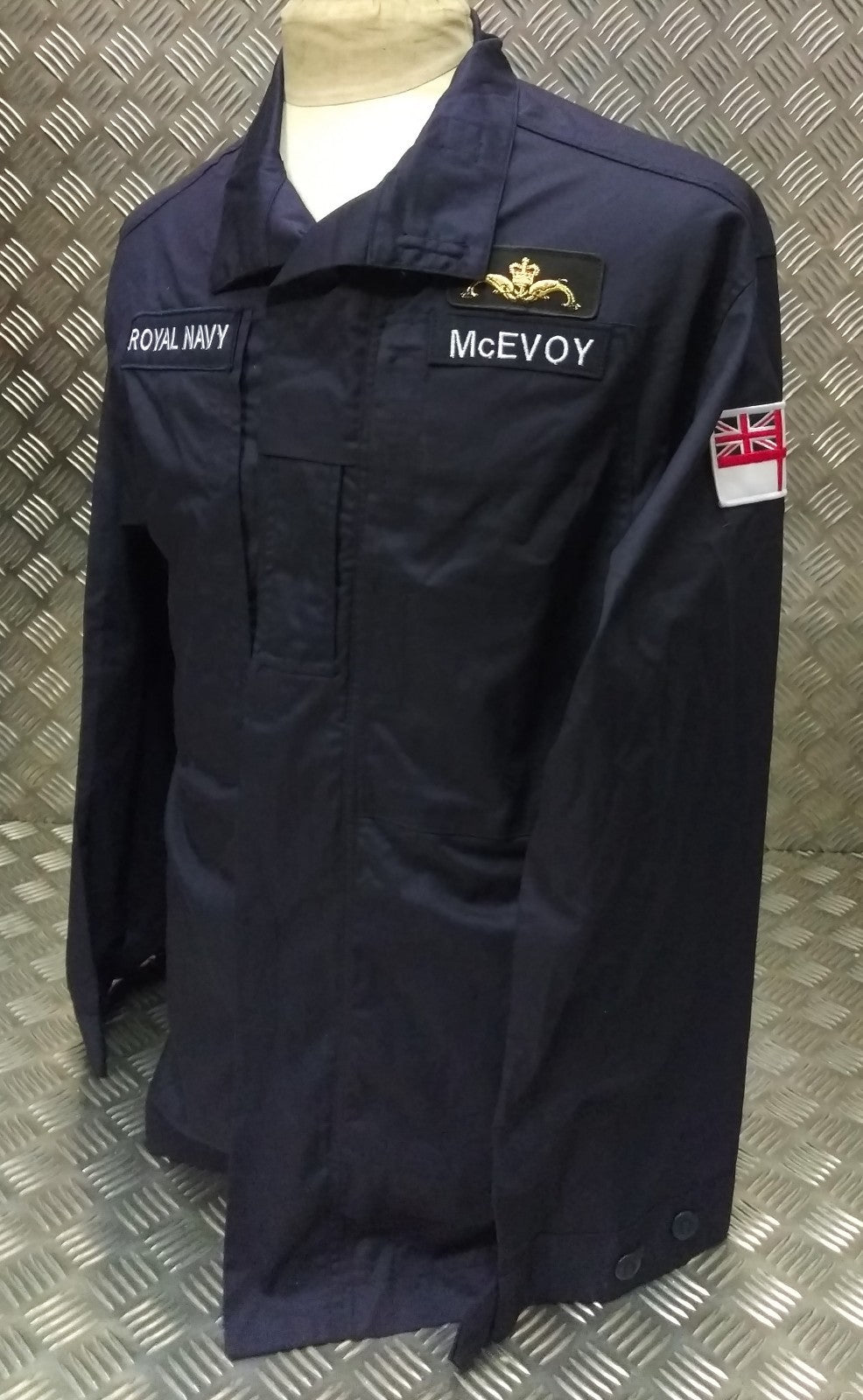 RN Combat Jacket Naval Warm Weather FR Fire Resistant British Navy Blue Colour