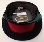 Dark Blue Red Plain Peaked Dress Hat / Parade Cap 55cm